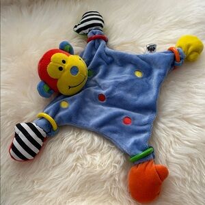Jellycat baby Jellykitten Colorful Monkey Plush Toy security blanket Jelly cat